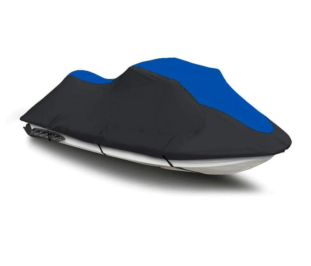 BLACK / BLUE HEAVY-DUTY, 600 DENIER Jet Sizeki PWC Cover Compatible for 2011 2012 2013 2014 2015 2016 Sizeea Doo Sizeea-Doo Bombardier GTSize 130