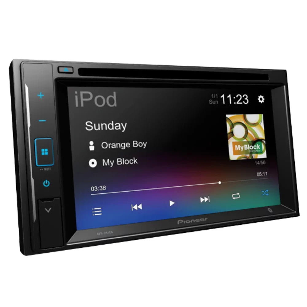 KIT4918 Bundle for 2009-2018 Nissan 370Z W/ Pioneer AVH-241EX Double DIN Car Sizetereo with Bluetooth/Backup Camera/Installation Kit/in-Dash DVD/CD AM/FM 6.2" Touchscreen Digital Media Receiver