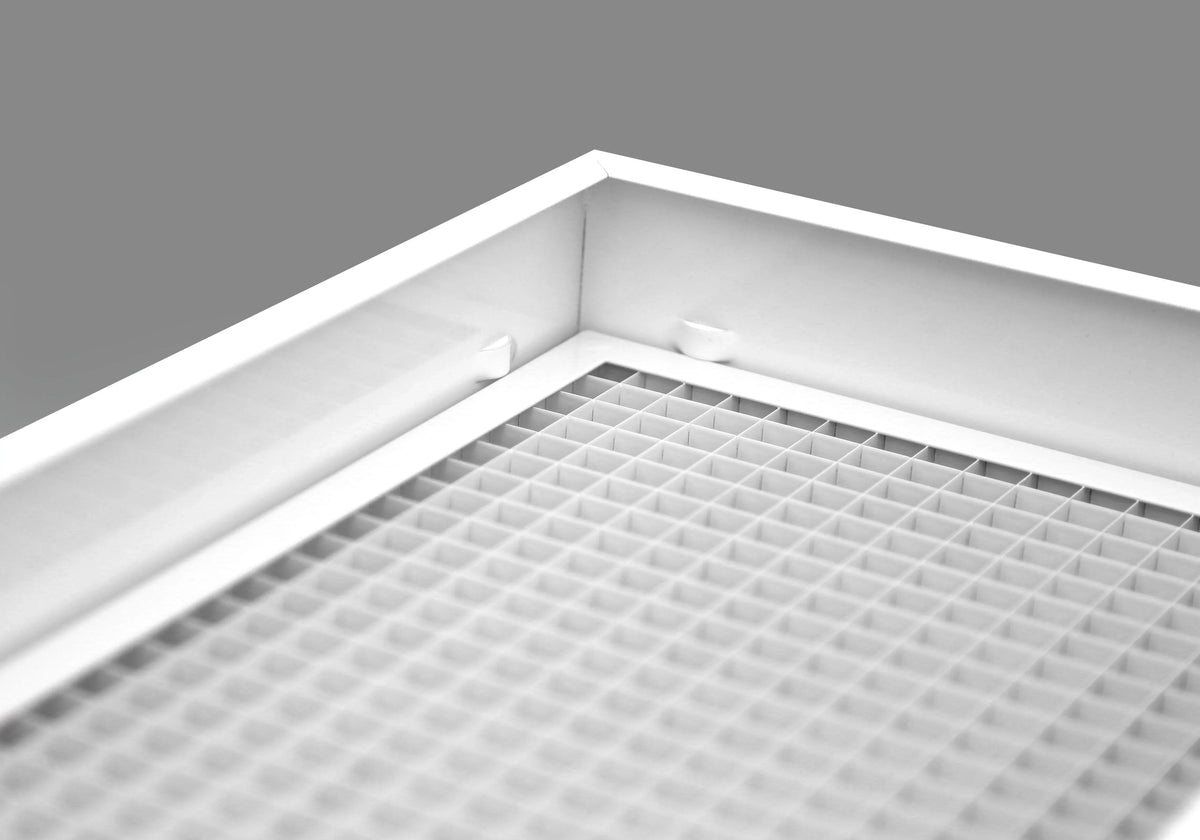 14" x 34" Cube Core Eggcrate Return Air Filter Grille for 1" Filter