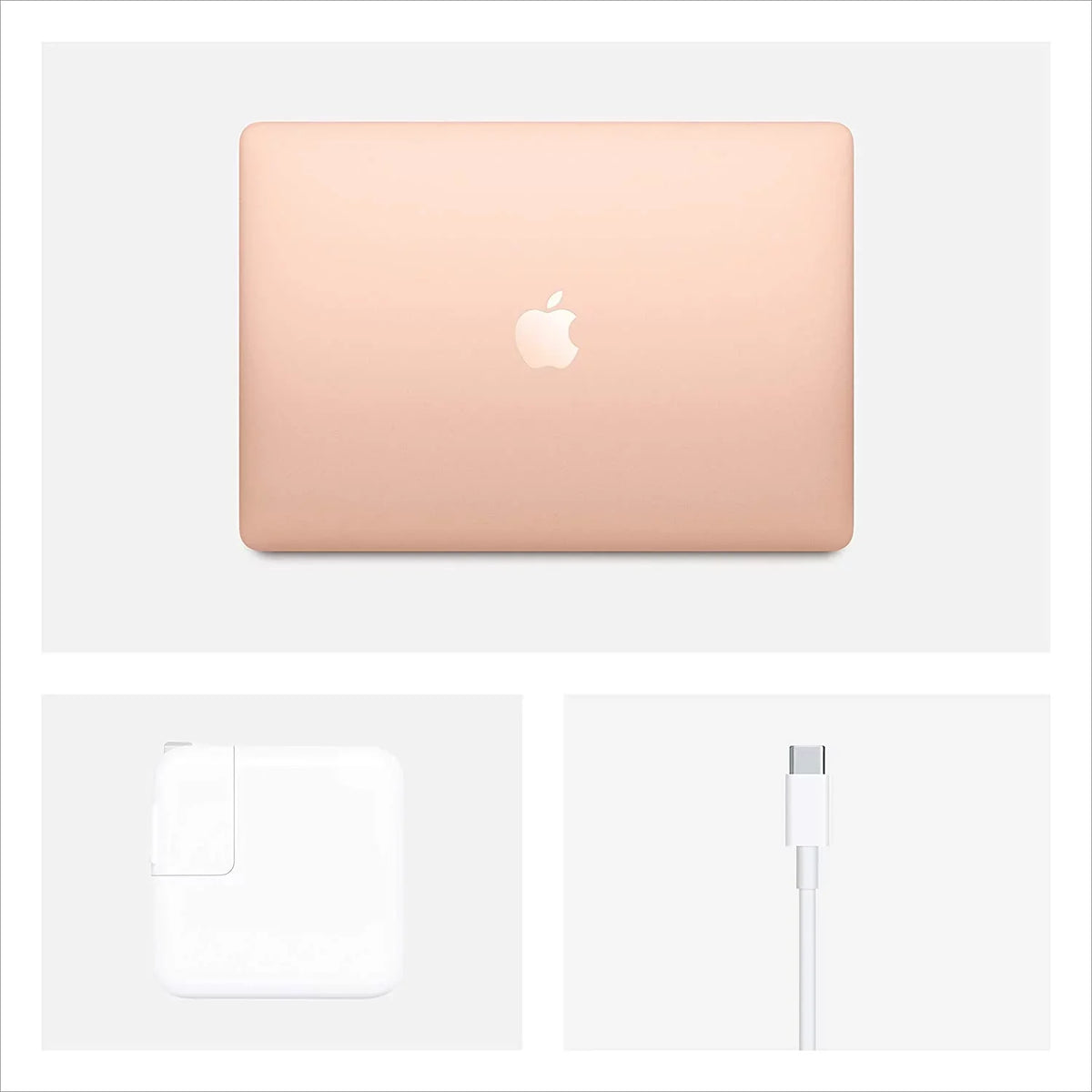 Pre-Owned Apple 13.3 MacBook Air Retina display 1.1 GHz 10th Gen Intel Core i3 Dual-Core 16GB RAM 256GB SizeSizeD Gold (Used)