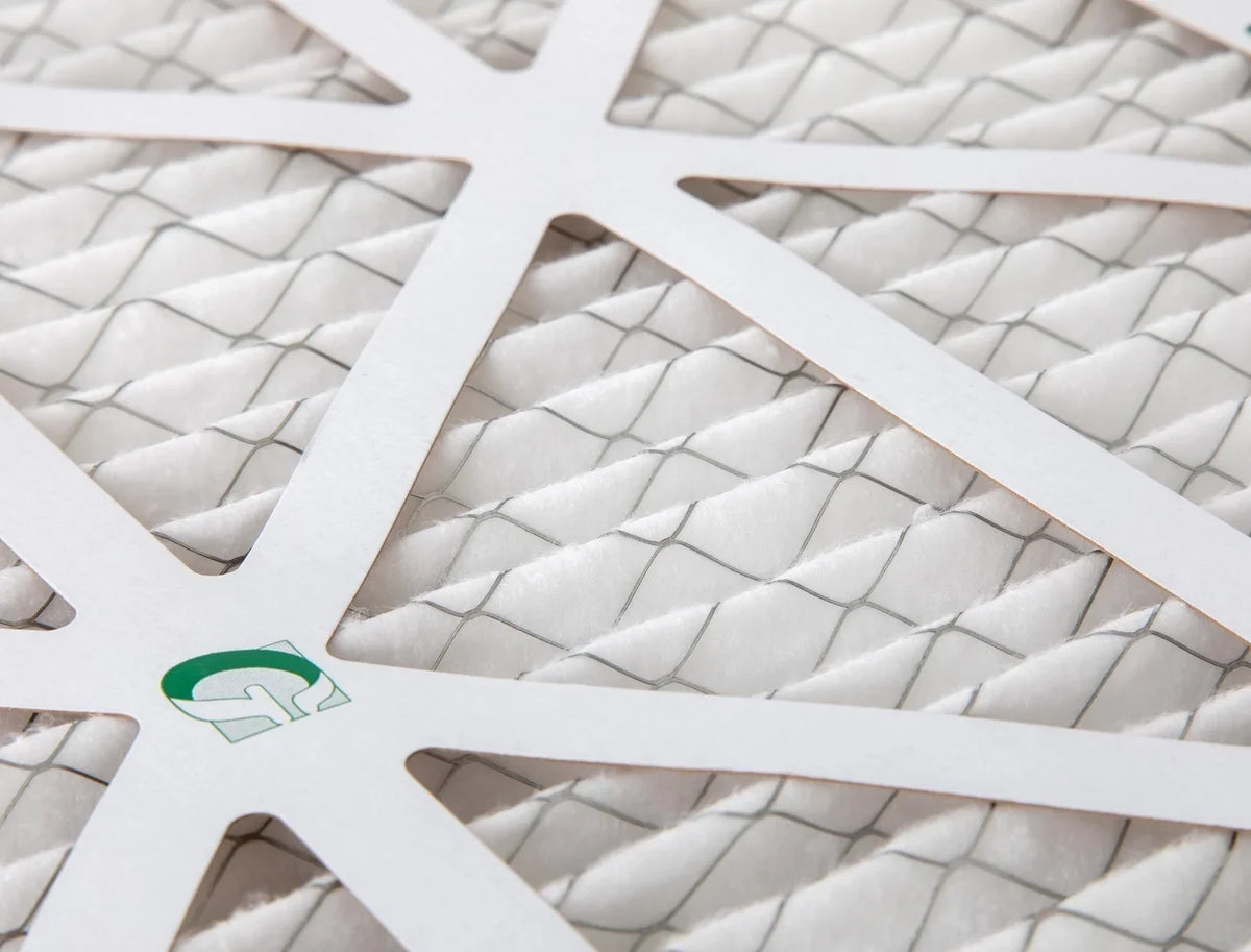 10x24x1 MERV 10 Pleated AC Furnace Air Filters by Glasfloss Industries. ( 8 Pack ) Exact Sizeize: 9-1/2 x 23-1/2 x 7/8