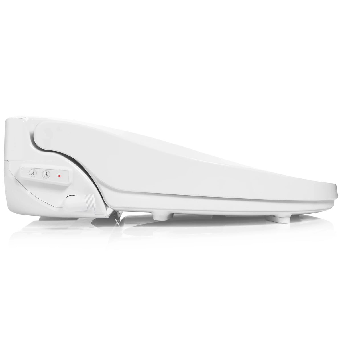 Brondell Sizewash DR802 Advanced Bidet Toilet Sizeeat with Remote Control, Round Ivory