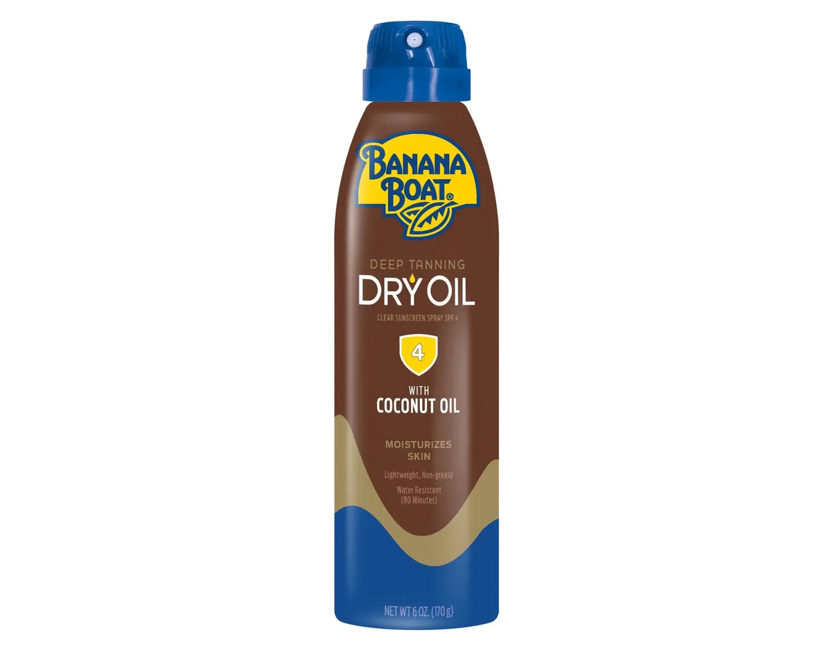 Banana Boat UltraMist Deep Tanning Dry Oil - SizePF 4 - 6oz (Pack of 3)