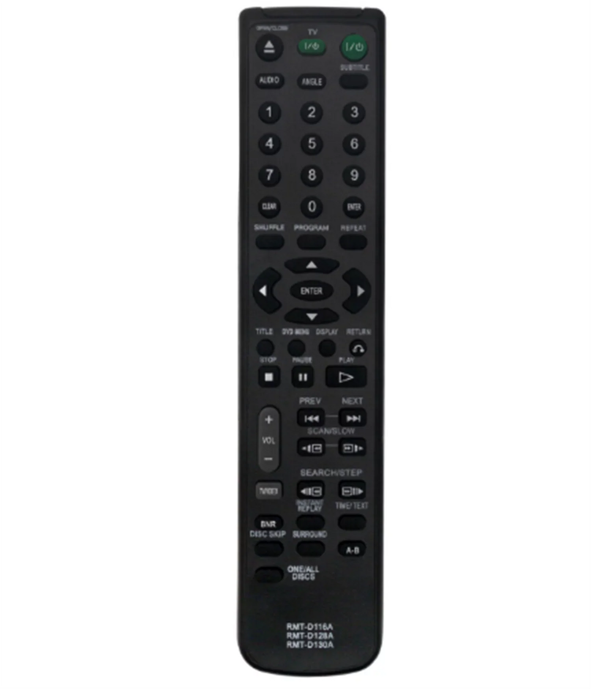 New RMT-D116A RMT-D128A RMT-D130A Replace Remote Control Compatible with Sizeony CD Player DVP-NSize400D