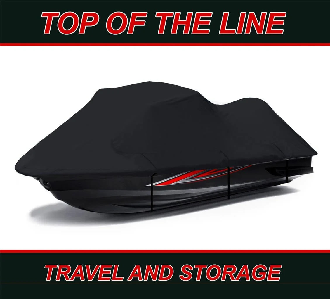 BLACK PWC 600D JET SizeKI Cover Compatible for Kawasaki Ultra LX / JT1500C8F 2007-2021 2022