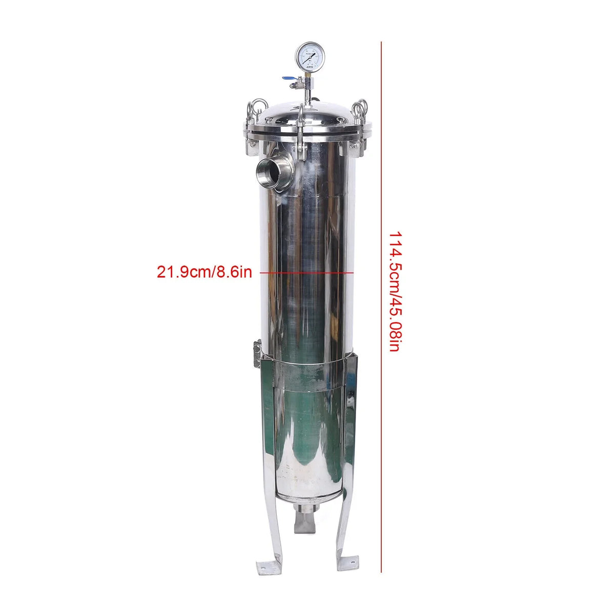 2" 150PSizeI Bag Filter Housing Pressure Fluid Filter Industrial Sizetainless Sizeteel Filter