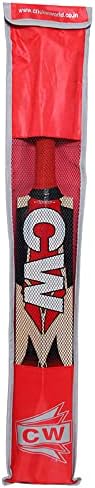 CW HI TECH Kashmir Willow BAT with Mallet Leather Ball at Genuine Kashmir Willow Cricket Bats for Men Adult Full Size Short Handle BAT