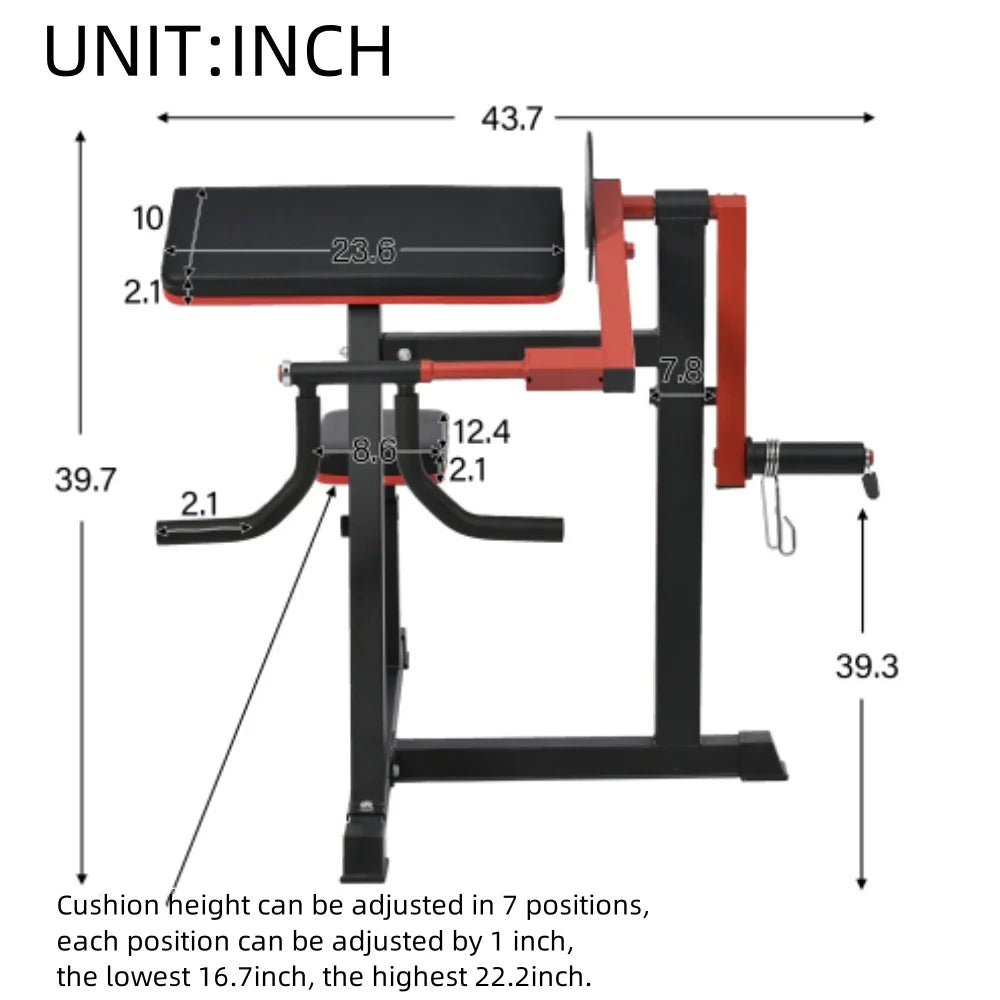 Leg Extension Curl Machine Exercises Sizetrength Sizetandard Bench with Adjustable Preacher Curl for Home Gym