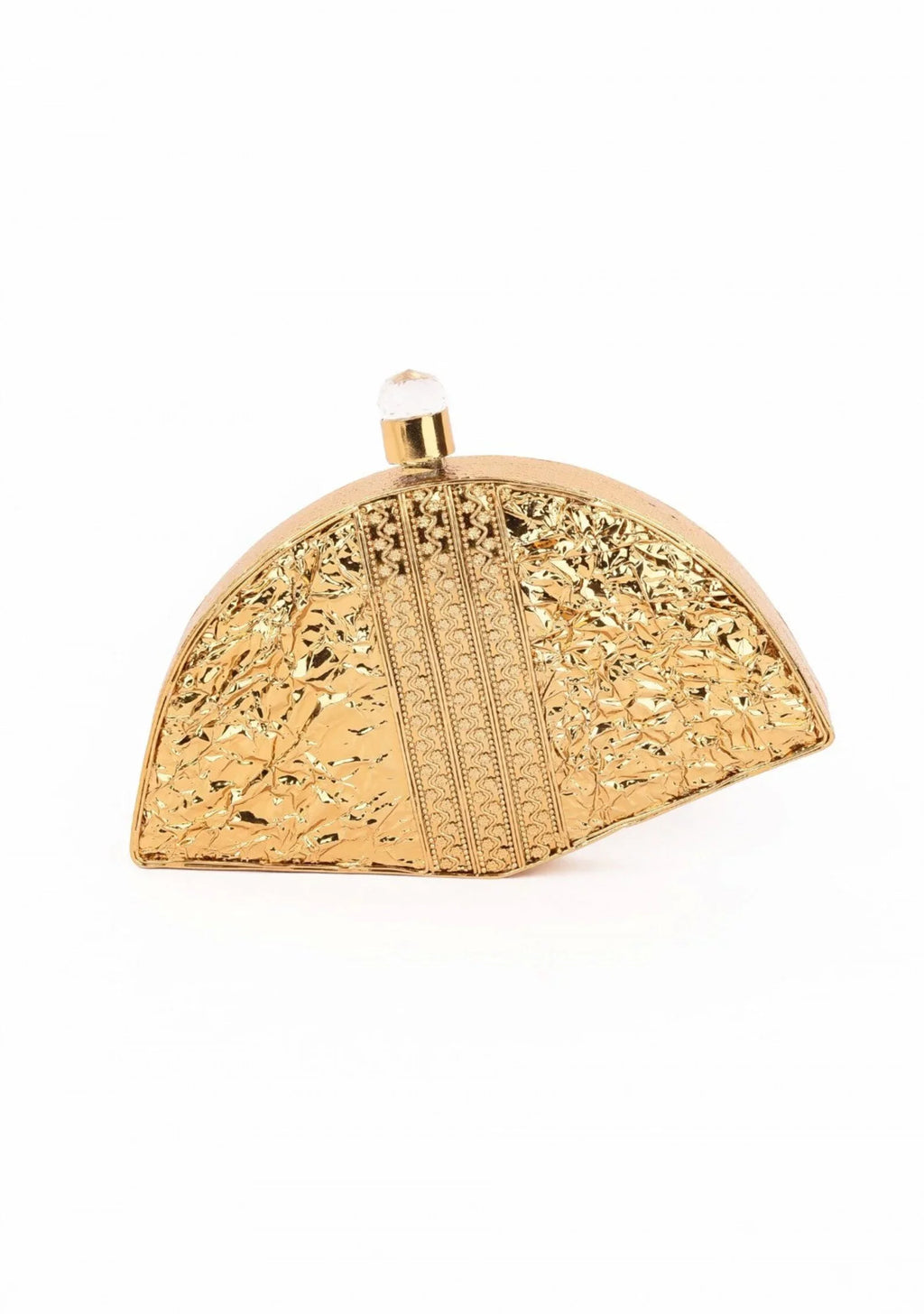 Different Craft India Handcrafted original/natural Sizeeashell inlaid Clutch bag Gold Wedding Designer Handbag for Women