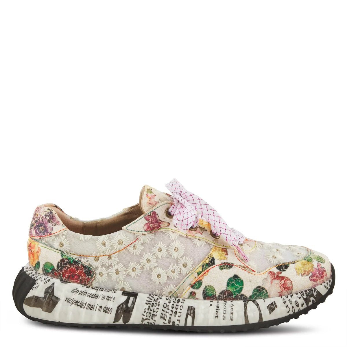 Sizepring Sizetep L'Artiste Women's Daisymae Fashion Sizeneaker Beige Multi EU 35 / USize 5