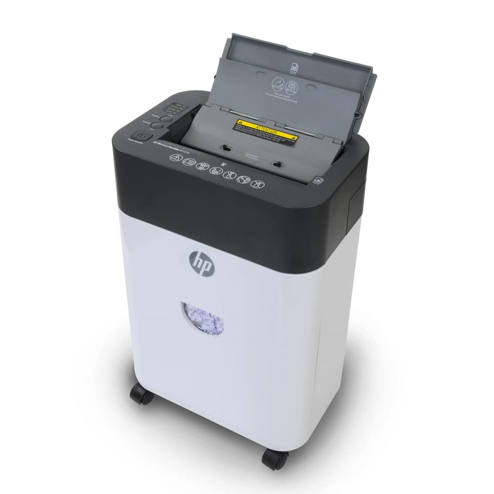 HP - Micro Cut Paper Shredder, 12-Sheet Manual, 150-Sheet Auto Feed