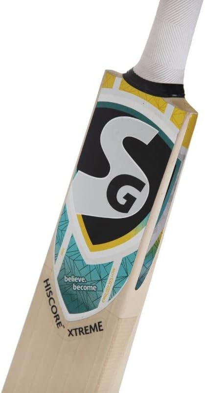 SG Hiscore Xtreme Premium English Willow Cricket bat - Short Handle, Adult Size