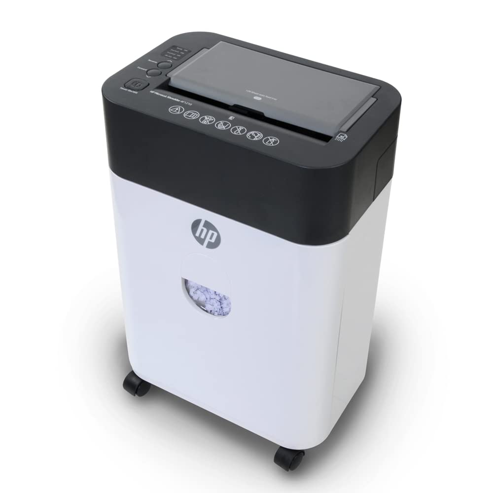 HP - Micro Cut Paper Shredder, 12-Sheet Manual, 150-Sheet Auto Feed