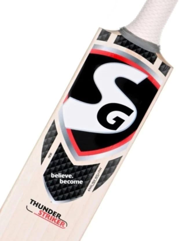 SG Thunder Striker English-Willow Short Handle Cricket Bat, English Willow