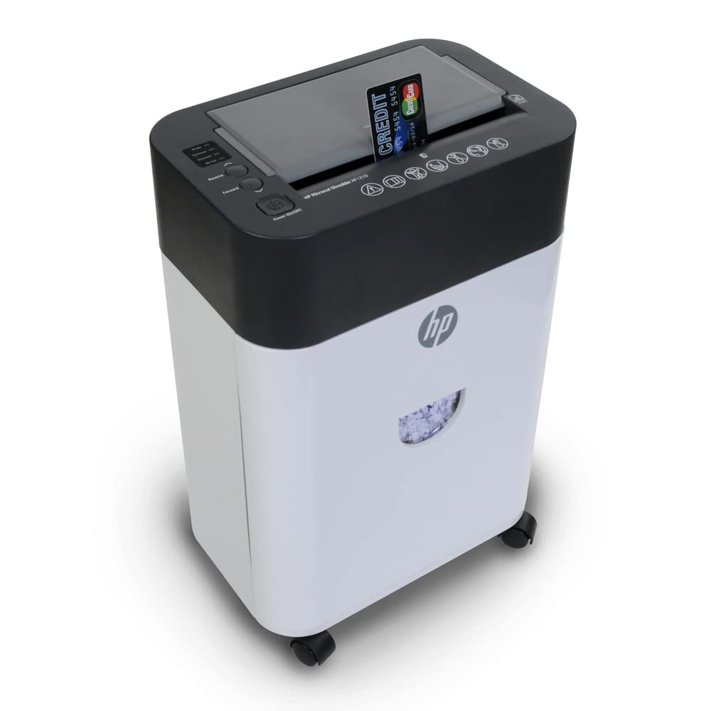HP - Micro Cut Paper Shredder, 12-Sheet Manual, 150-Sheet Auto Feed
