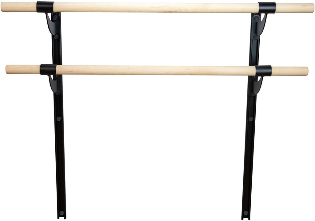 VITA Barre Wall-Mounted Ballet Barre, Wood | Adjustable Height, Made in USA, Home, Studio or Gym Exercise Equipment for Kids & Adults | Dance, Fitness, Pilates