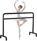 Ballet Barre Simple Black Metal Ballet Barre, The Double-Layer Leg Compression Bar is Suitable for Stretching Adults and Children, 2.5M/8.2FT