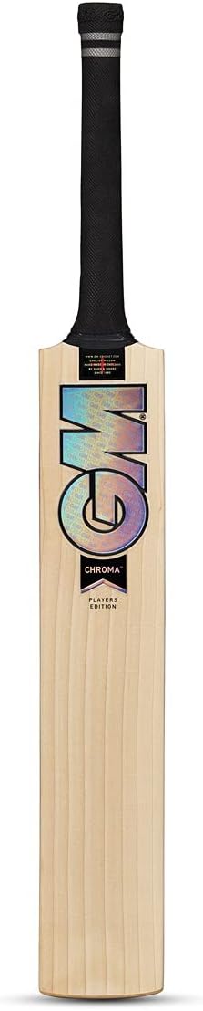 GM Chroma Players Edition English Willow Professional Cricket Bat | Ready to Play | Lightweight | Short Handle | Made in UK