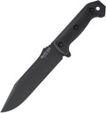 KA-BAR Becker BK7 Fixed Blade Utility Knife with Sheath, Large Outdoor Knife