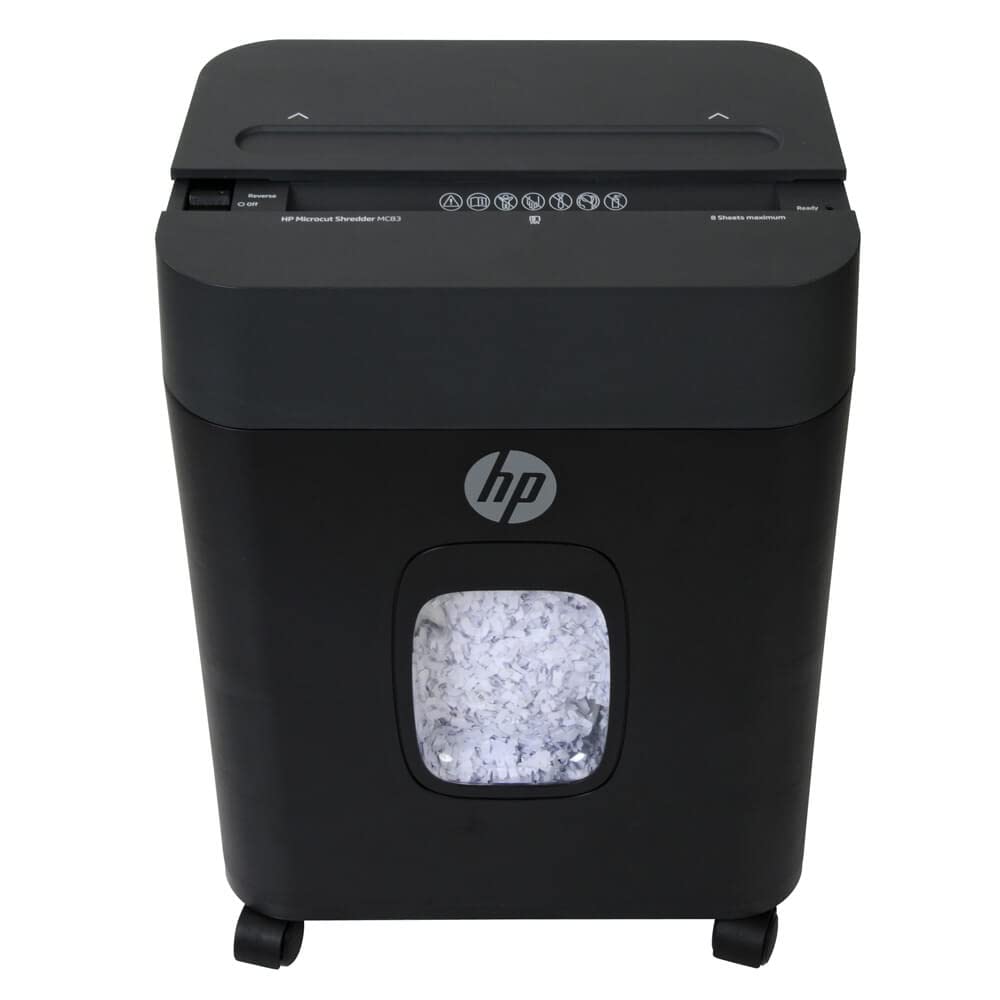HP - Micro Cut Paper Shredder, 16-Sheet with Slide Top for Office
