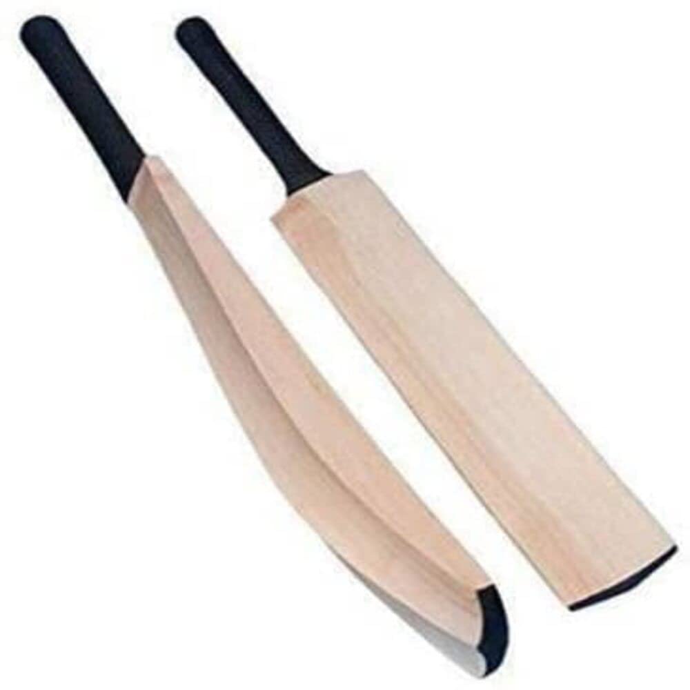 AnNafiÂ® Kashmir Willow Cricket Bat for Leather Ball | Premium Quality Long Handle Long Blade Cricket Bat| Top Grade Custom Made Thick Edge Light Weight | Full Size Cover