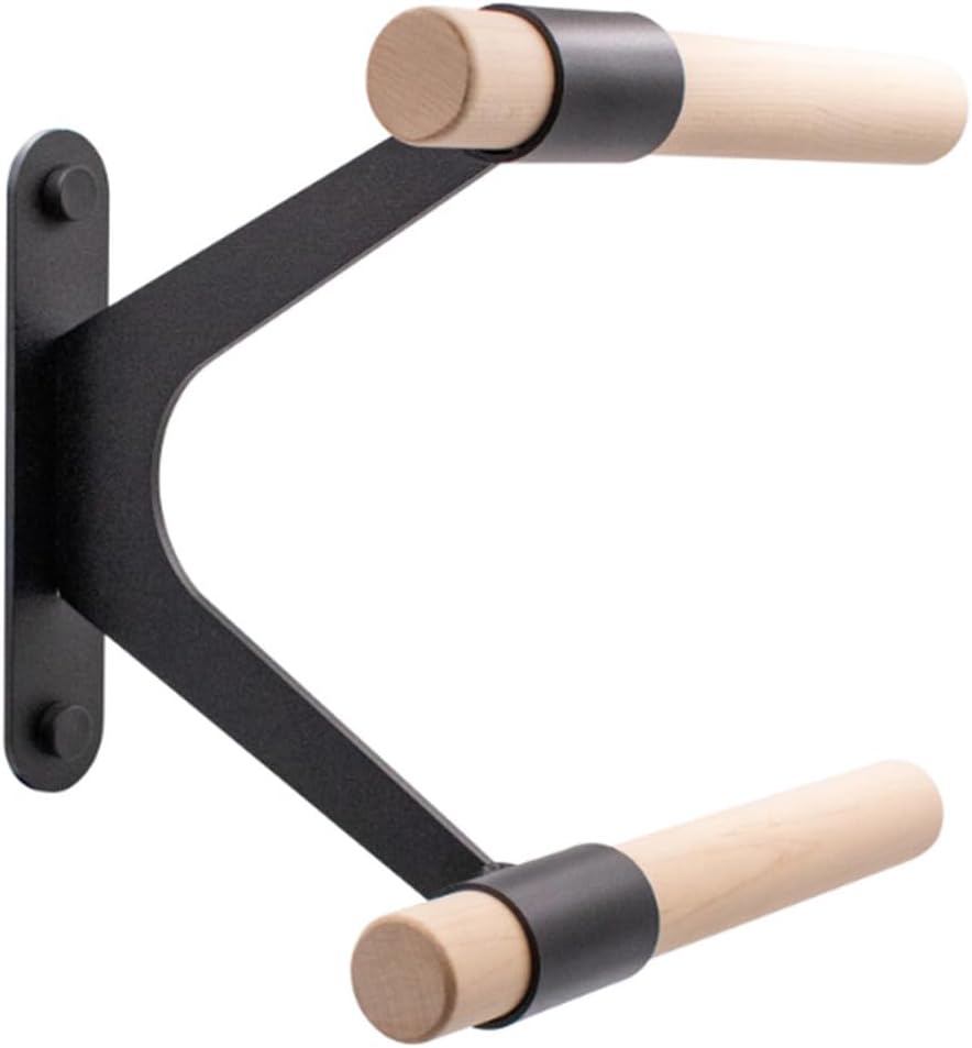 VITA Barre Wall-Mounted Double Ballet Barre, Metro, Ash Wood | Fixed Height, Made in USA, Home, Studio or Gym Exercise Equipment for Kids & Adults | Dance, Fitness, Pilates