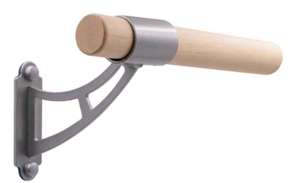 VITA Barre Wall-Mounted Single Ballet Barre, Archos, Wood | Fixed Height, Made in USA, Home, Studio or Gym Exercise Equipment for Kids & Adults | Dance, Fitness, Pilates