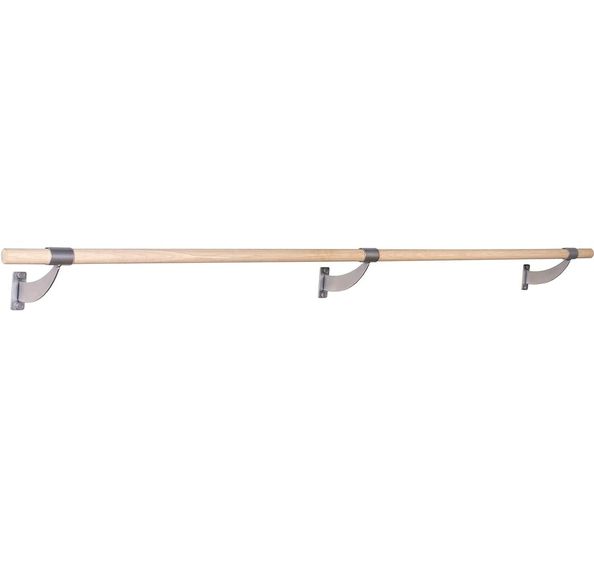 VITA Barre Wall-Mounted Single Ballet Barre, Classic WB15, Wood | Fixed Height, Made in USA, Home, Studio or Gym Exercise Equipment for Kids & Adults | Dance, Fitness, Pilates