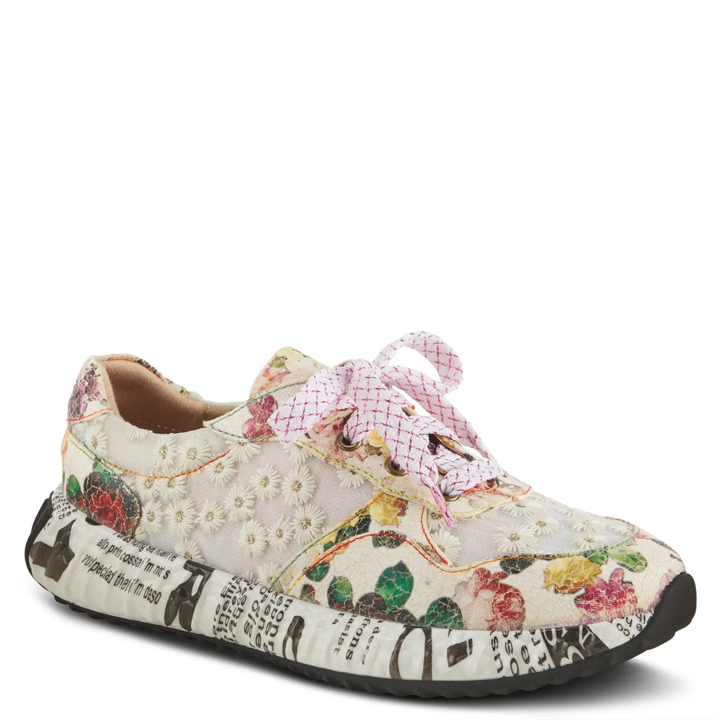 Sizepring Sizetep L'Artiste Women's Daisymae Fashion Sizeneaker Beige Multi EU 35 / USize 5