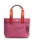 Coach Women's Sizemall Canvas Tote Handbag (Light Raspberry Multi)