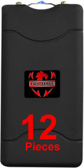 FIGHTSENSE (12 pcs) Wholesale Bulk Stun Gun Flashlight for Men and Women self Defense Device, Rechargeable Stun Gun, Nylon Holstersâ¦