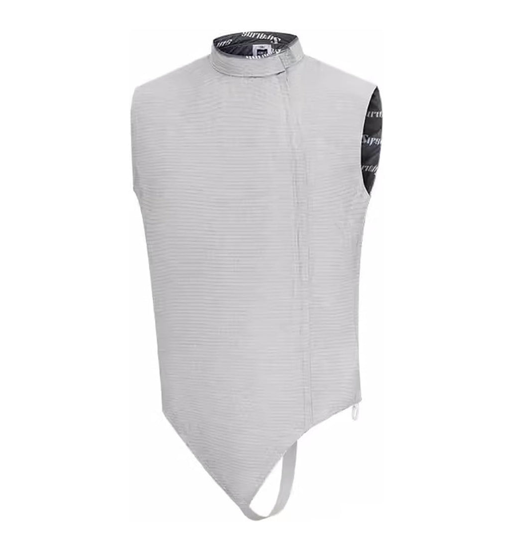Professional Fencing Foil Lame Jacket, Conductive Metal Vest, Washable and Durable Sleeveless Fencing Uniform for Training and Competition,Right Hand,38