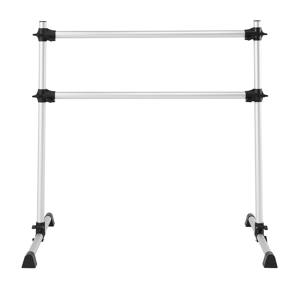 VEVOR Ballet Barre, Barre Bar for Home, Freestanding Portable Ballet Stretching Dance Bars, Height Adjustable Anti-Wobble Fitness Gym Studio Equipment
