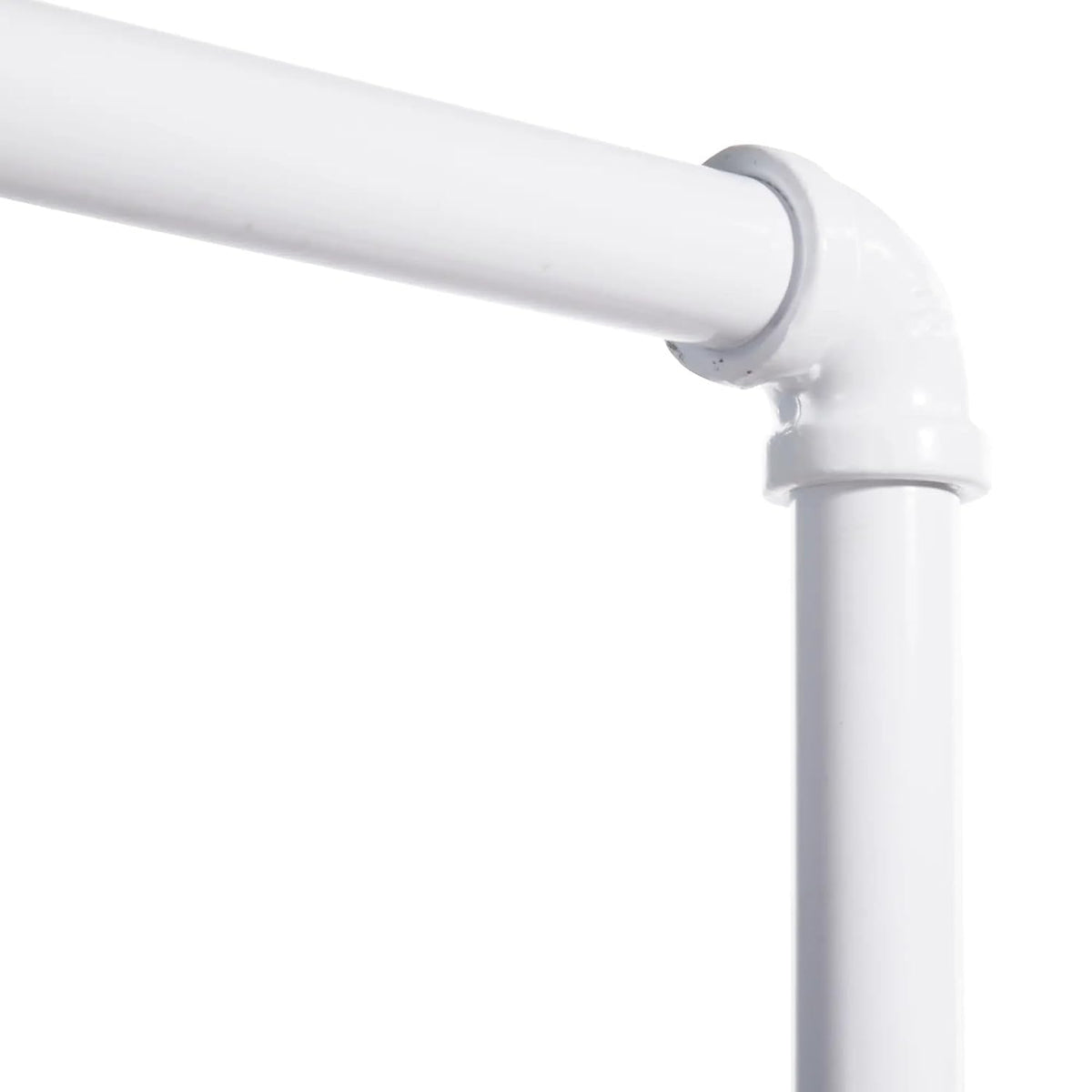 Econoco Pipeline Ballet Bar, Non-Adjustable, Freestanding, Gloss White