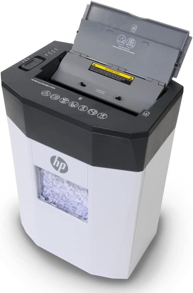 HP - Micro Cut Paper Shredder, 9-Sheet Manual, 80-Sheet Auto Feed