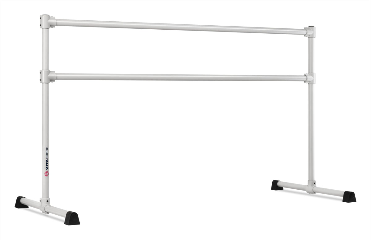 VITA Barre Portable Freestanding Double Ballet Barre, Extreme, Steel | Fixed Height, Made in USA, Home or Gym Exercise Equipment for Kids & Adults | Dance, Fitness, Pilates
