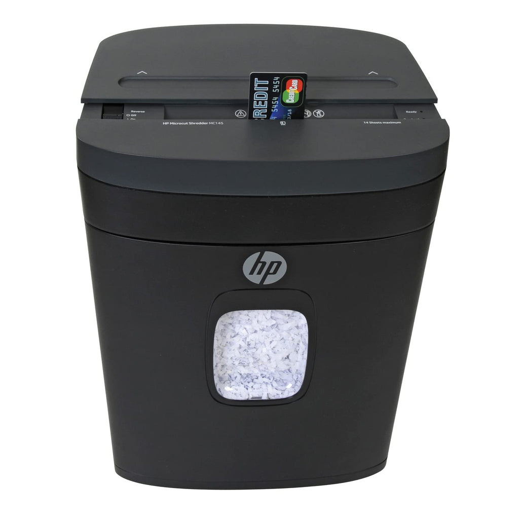 HP - Micro Cut Paper Shredder, 16-Sheet with Slide Top for Office