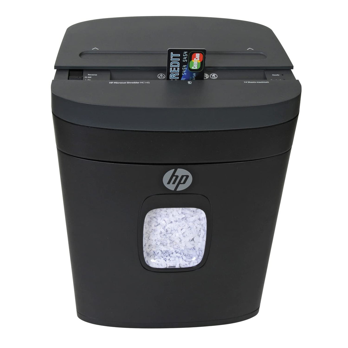HP - Micro Cut Paper Shredder, 16-Sheet with Slide Top for Office