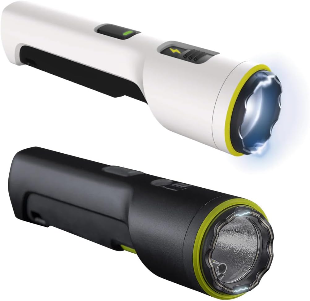 TASER StrikeLight 2 Rechargeable Self-Defense Flashlight with Painful 10 ÂµC Stun Charge | Portable, Lightweight Protection for Running, Jogging, Pet Walking, Camping, Hiking, and Outdoors