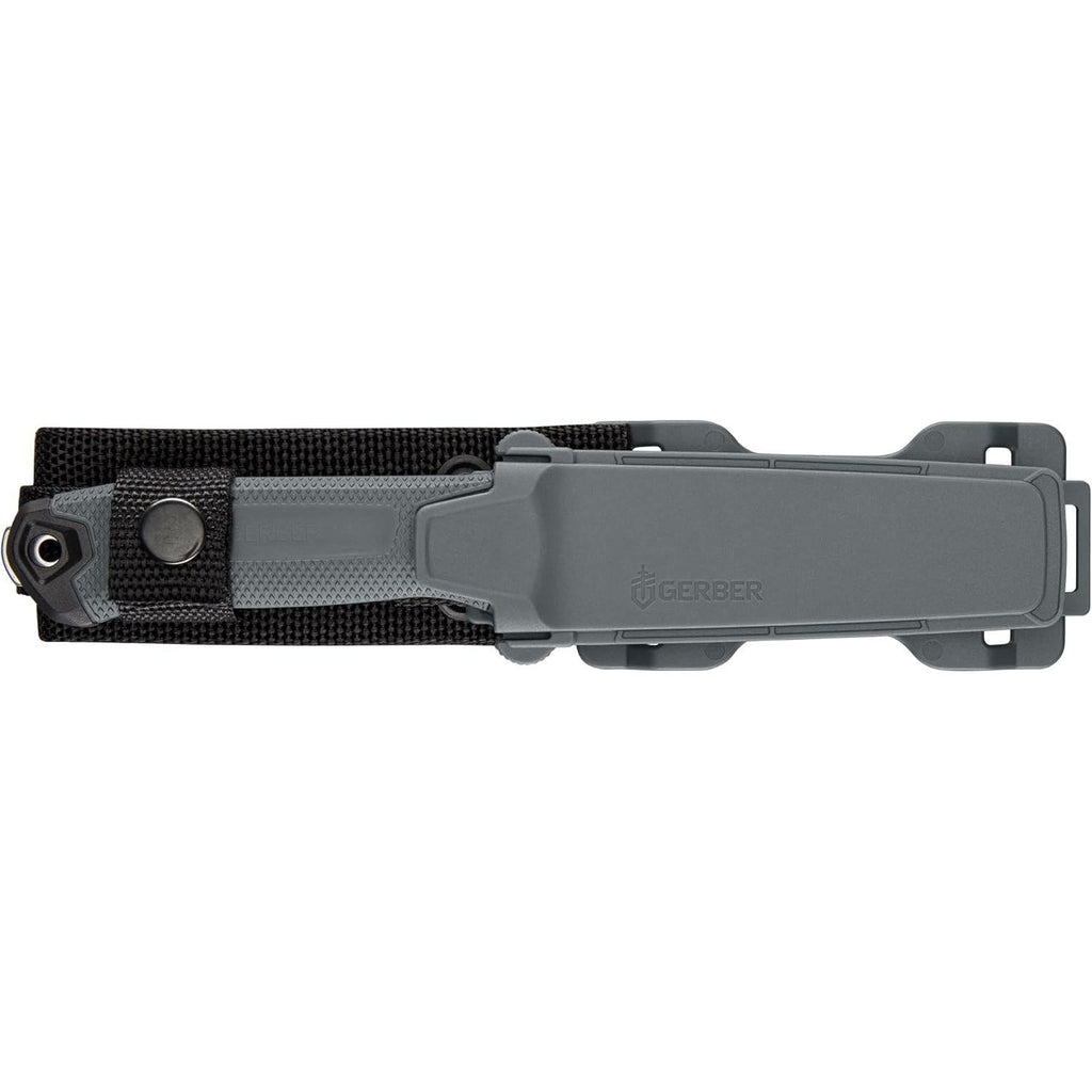 Gerber Gear StrongArm - Fixed Blade, Full Tang Knife - Camping Knife with Multiple Carry Options - Made in USA - Black, Serrated Edge