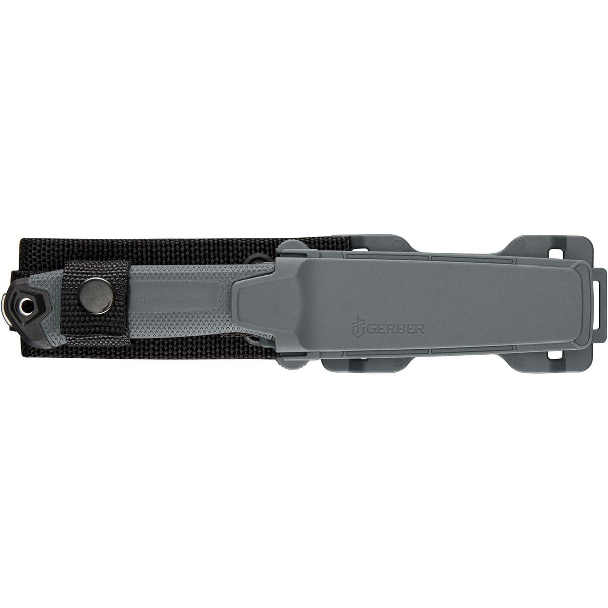 Gerber Gear StrongArm - Fixed Blade, Full Tang Knife - Camping Knife with Multiple Carry Options - Made in USA - Black, Serrated Edge