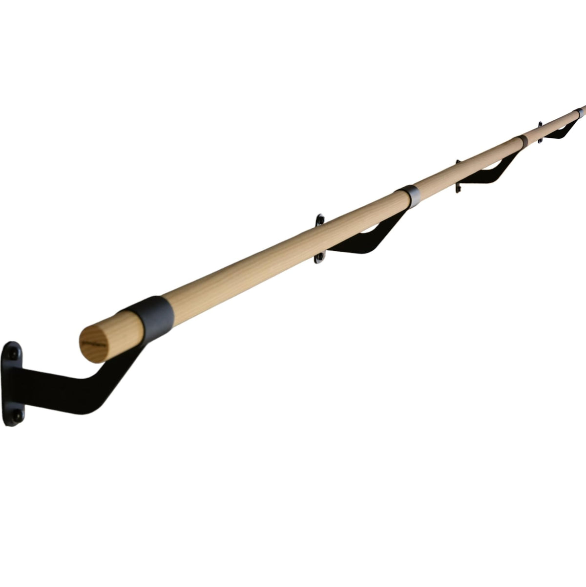 Wall-Mounted Ballet Barre for Home Dance, Exercise, Fitness, Stretching - Made in USA