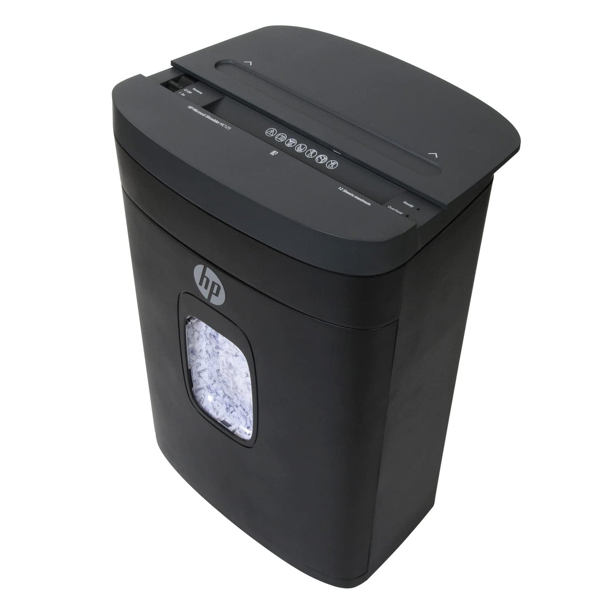 HP - Micro Cut Paper Shredder, 16-Sheet with Slide Top for Office