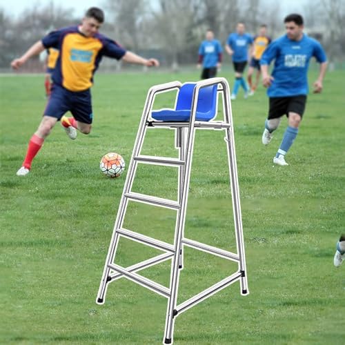 Durable Heavy Duty Lifeguard Chair for Pools & Beaches, Comfortable Observation Stand for Sports Referees, Ideal for Competitions & Deck Use, Weather-Resistant Design