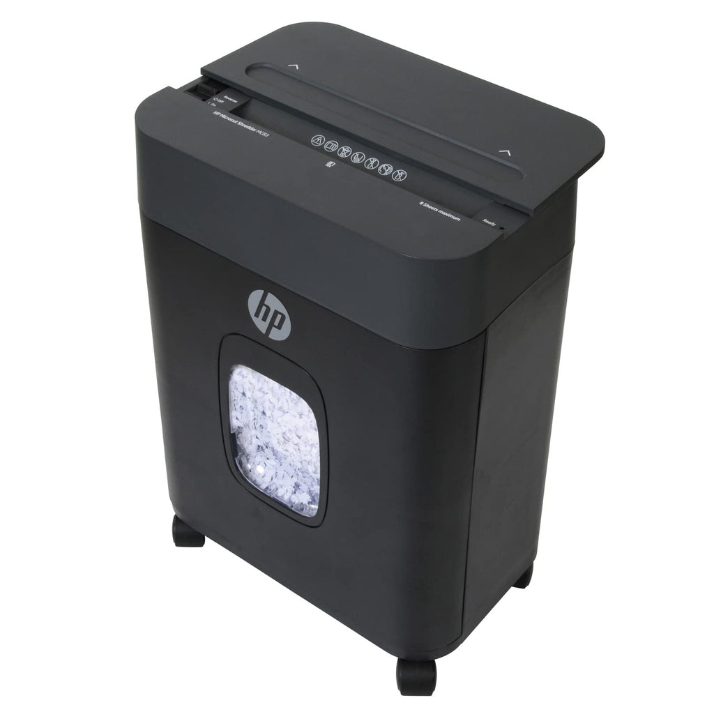 HP - Micro Cut Paper Shredder, 16-Sheet with Slide Top for Office
