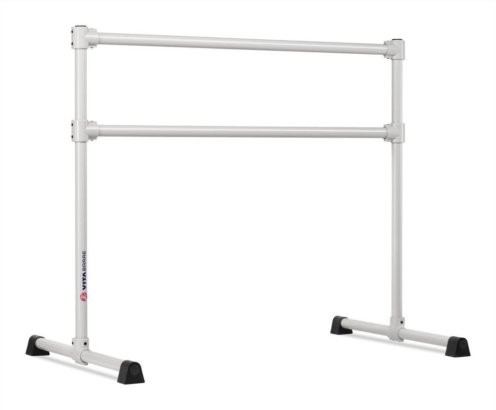 VITA Barre Portable Freestanding Double Ballet Barre, Extreme, Steel | Fixed Height, Made in USA, Home or Gym Exercise Equipment for Kids & Adults | Dance, Fitness, Pilates