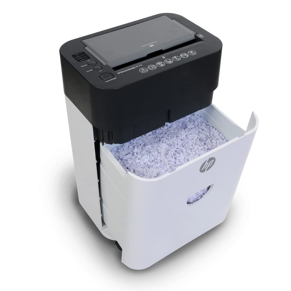 HP - Micro Cut Paper Shredder, 12-Sheet Manual, 150-Sheet Auto Feed