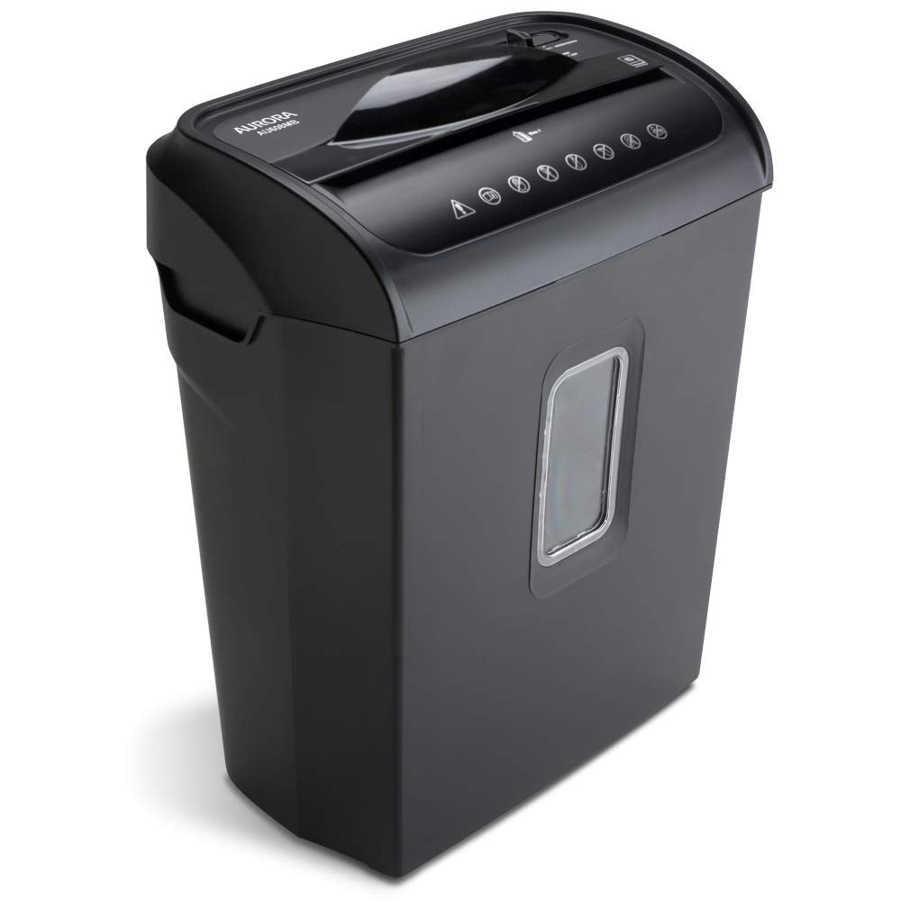 Aurora AU1225MA High-Security 12-Sheet Micro-Cut Paper and CD/Credit Card Shredder/ 5-Gallon Pullout Basket/40 Minutes Run Time