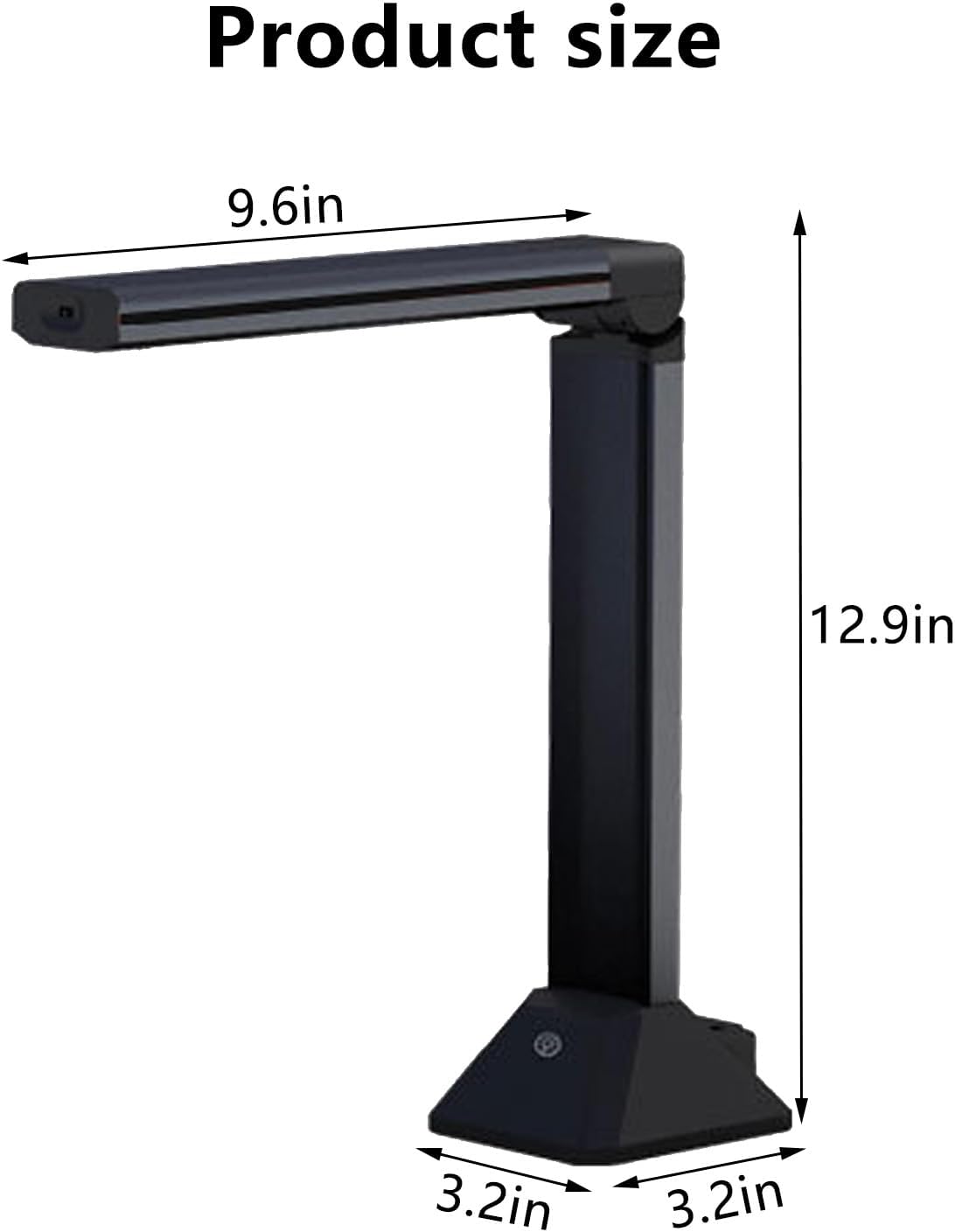 Portable Document Scanner Camera,18MP Book Document Camera with Deskewing,Capture Size A3,OCR Book Scanner for Remote Lessons Office and Education,Compatible with Windows & macOS