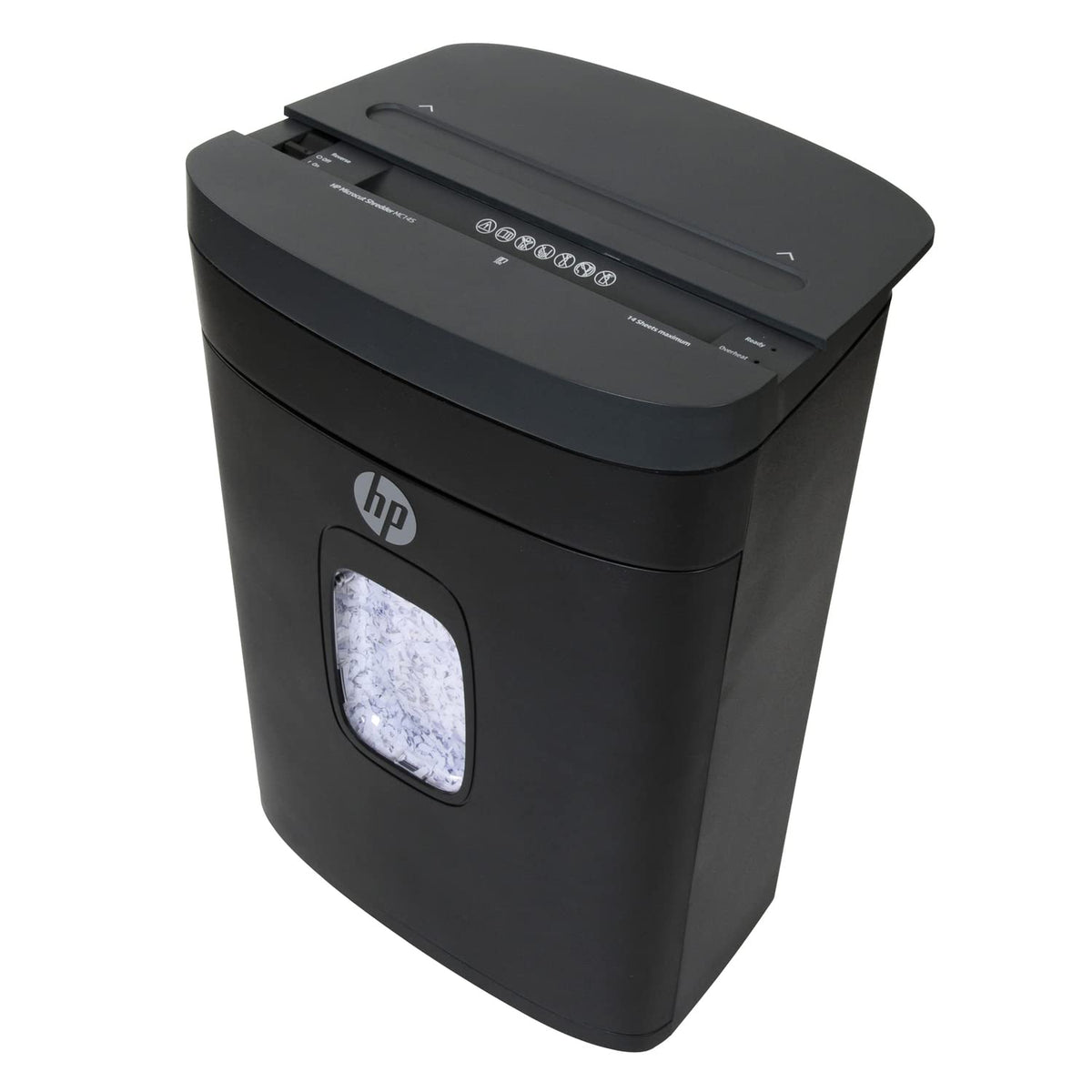 HP - Micro Cut Paper Shredder, 16-Sheet with Slide Top for Office
